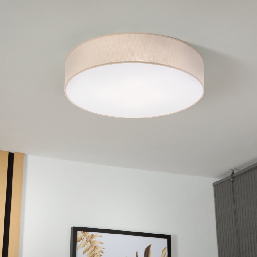 Brilagi - LED-Deckenleuchte SIRIJA 4xE27/15W/230V Ø 60 cm beige