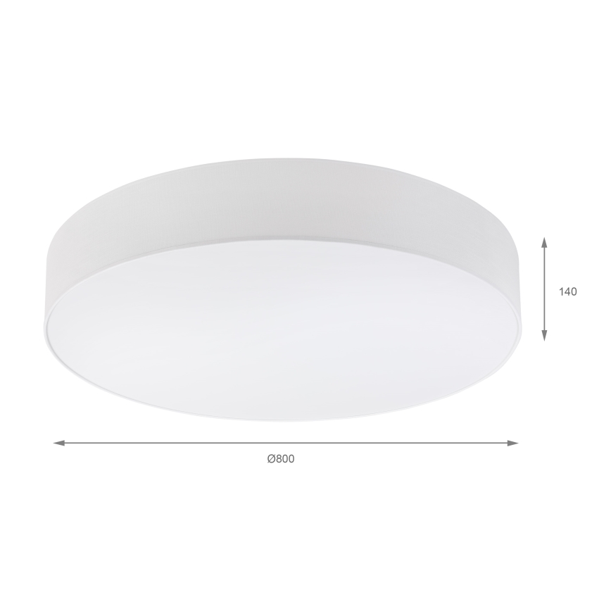 Brilagi - LED-Deckenleuchte SIRIJA 6xE27/15W/230V Ø 80 cm weiß