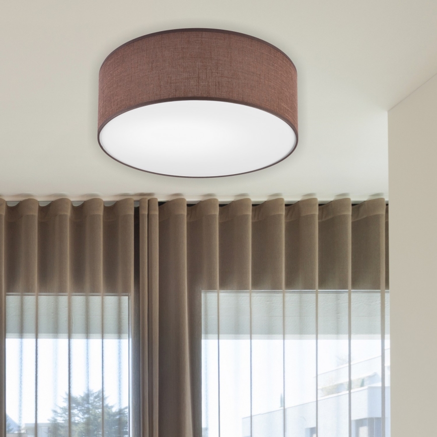 Brilagi - LED-Deckenleuchte SIRIJA LED/12W/230V d 35 cm braun