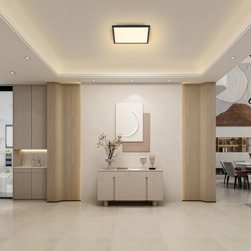 Brilagi - LED-Deckenleuchte SLIMFRAME LED/25W/230V 30x30 cm schwarz