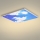 Brilagi - LED-Deckenleuchte SLIMFRAME SKY LED/58W/230V 60x60 cm silber/blau
