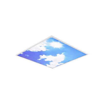 Brilagi - LED-Deckenleuchte SLIMFRAME SKY LED/58W/230V 60x60 cm silber/blau