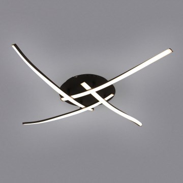 Brilagi - LED Deckenleuchte STRIPES LED/32W/230V 60x60 cm schwarz