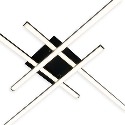 Brilagi - LED-Deckenleuchte STRIPES LED/37W/230V 68x68 cm schwarz