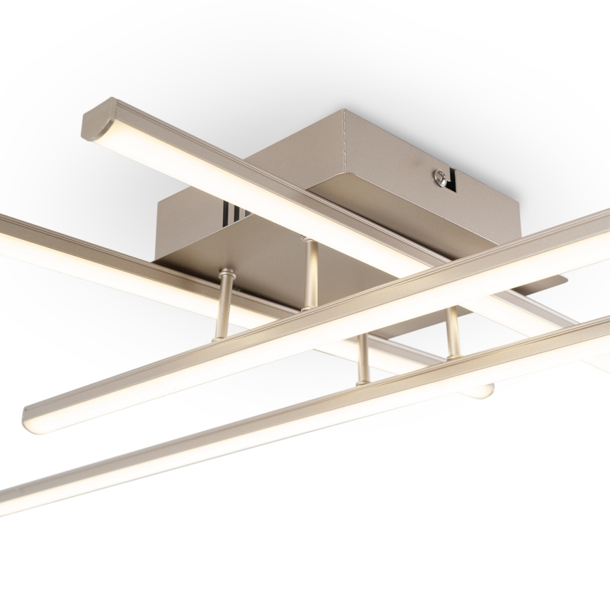 Brilagi - LED Deckenleuchte STRIPES LED/37W/230V 68x68 cm silber