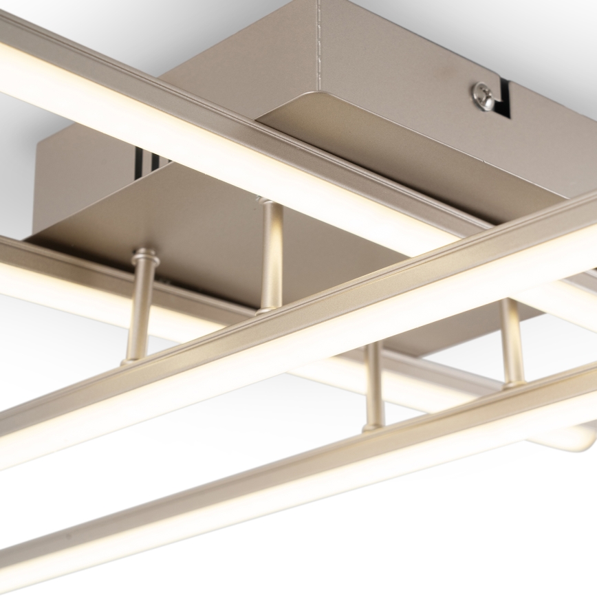 Brilagi - LED Deckenleuchte STRIPES LED/37W/230V 68x68 cm silber