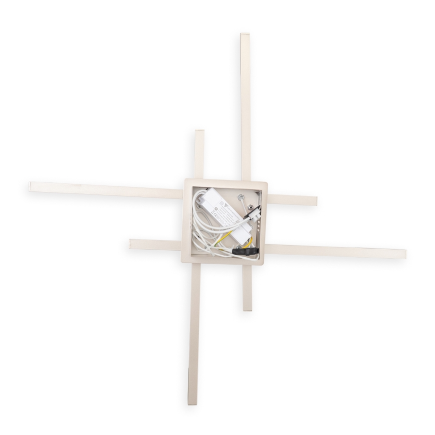 Brilagi - LED Deckenleuchte STRIPES LED/37W/230V 68x68 cm silber