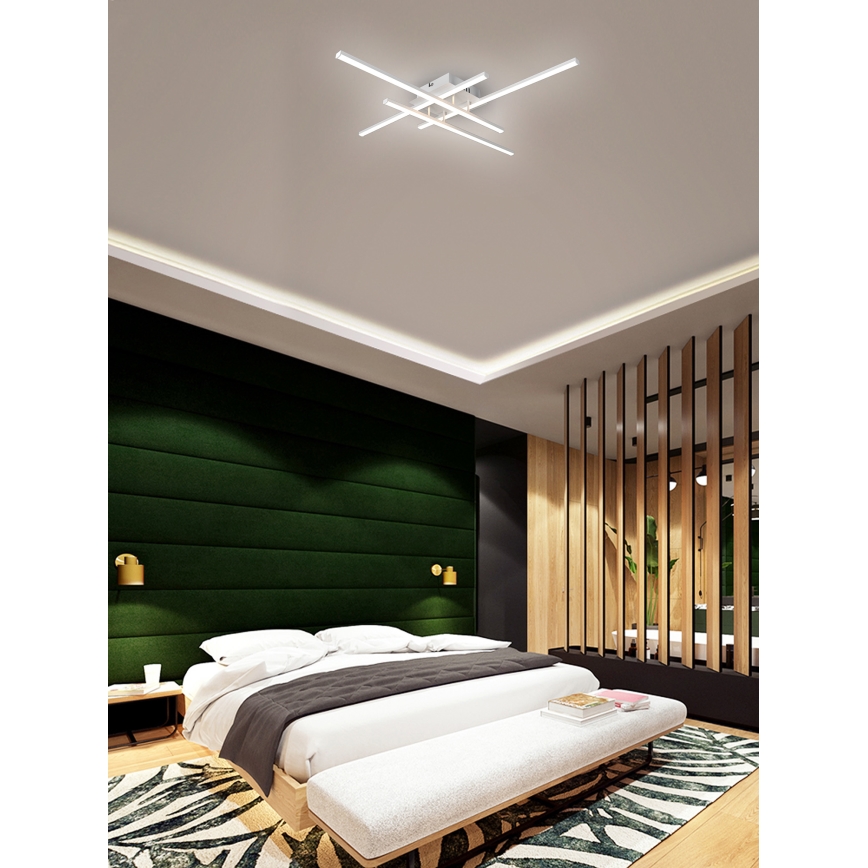 Brilagi - LED-Deckenleuchte STRIPES LED/37W/230V weiß