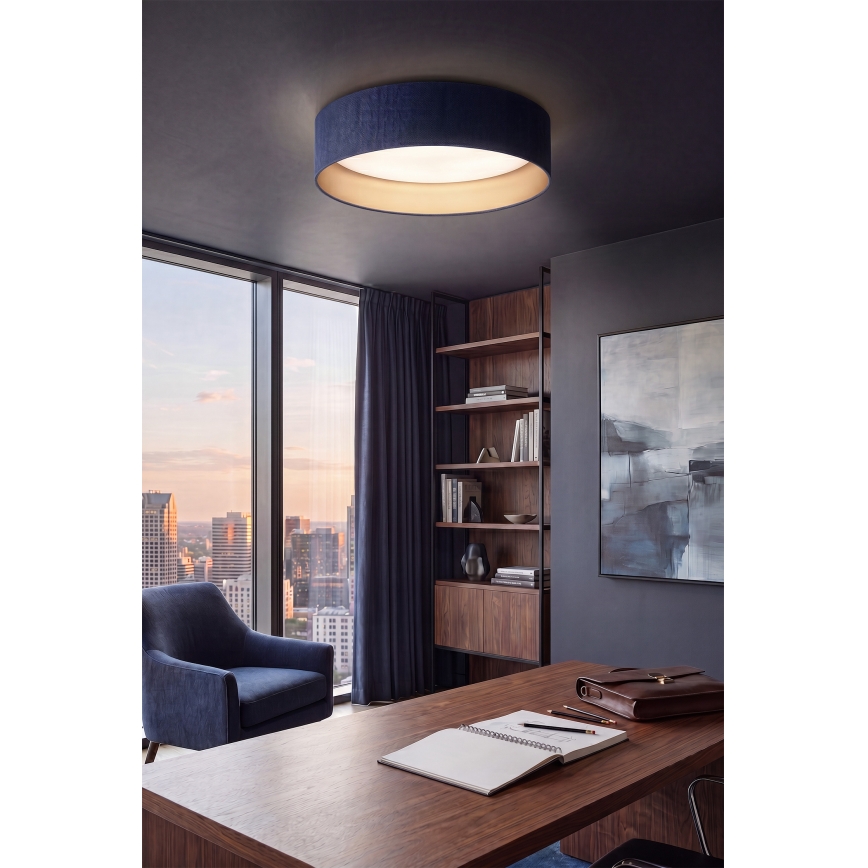 Brilagi - LED-Deckenleuchte VELVET SIMPLE LED/24W/230V 4000K Ø 45 cm blau/gold
