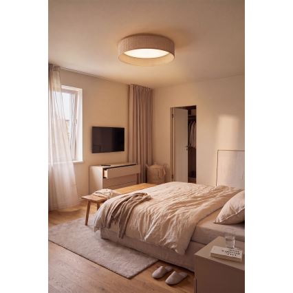 Brilagi - LED Deckenleuchte VELVET SIMPLE LED/24W/230V 3000K Ø 45 cm beige