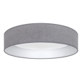 Brilagi - LED-Deckenleuchte VELVET SIMPLE LED/24W/230V 3000K Ø 45 cm grau