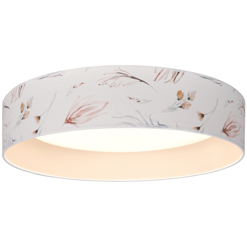 BRILAGI - LED-Deckenleuchte VELVET SIMPLE LED/24W/230V 3000K Ø 45 cm weiß/Blumen