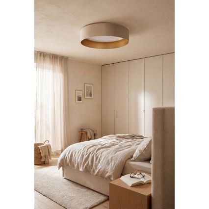 Brilagi - LED-Deckenleuchte VELVET SIMPLE LED/24W/230V 3000K Ø 45 cm creme/gold