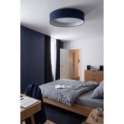 Brilagi - LED-Deckenleuchte VELVET SIMPLE LED/36W/230V 3000K Ø 55 cm blau