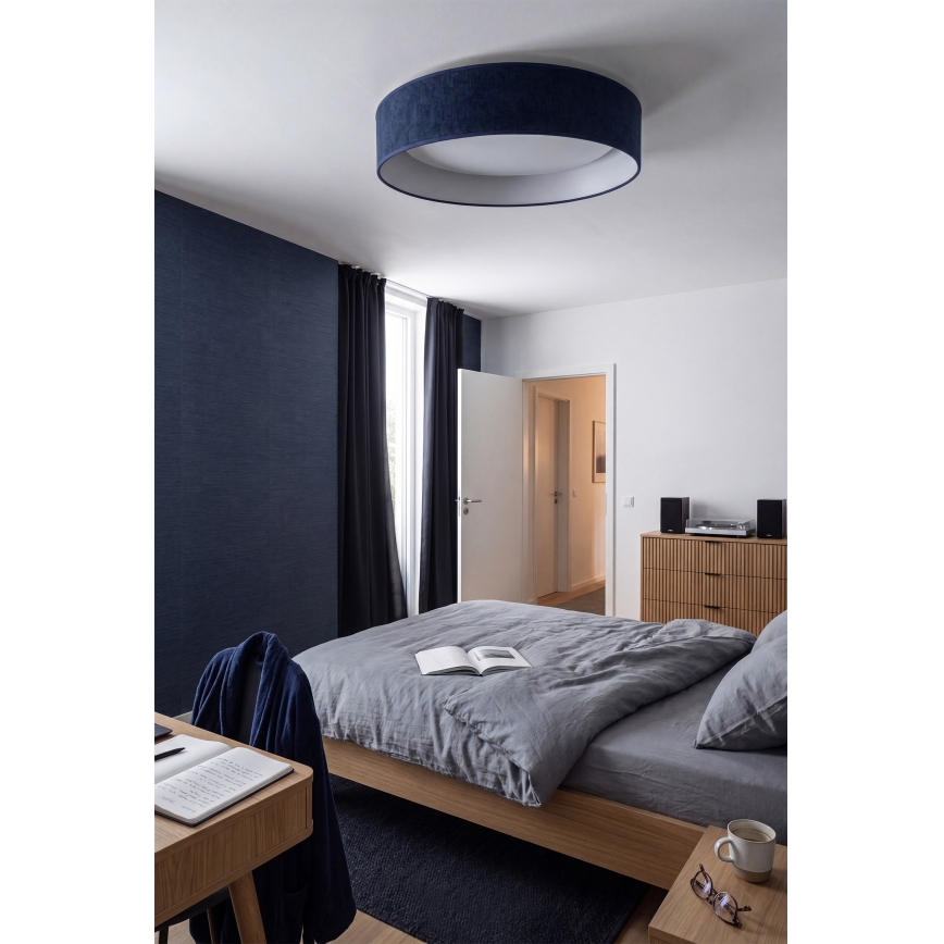 Brilagi - LED-Deckenleuchte VELVET SIMPLE LED/36W/230V 3000K Ø 55 cm blau
