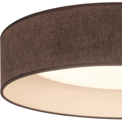 Brilagi - LED-Deckenleuchte VELVET SIMPLE LED/36W/230V 3000K Ø 55 cm braun