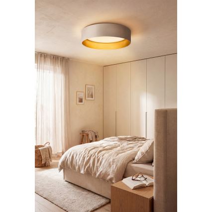 Brilagi - LED-Deckenleuchte VELVET SIMPLE LED/36W/230V 3000K Ø 55 cm creme/gold