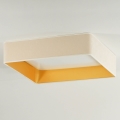 Brilagi - LED-Deckenleuchte VELVET SQUARE LED/24W/230V 43x43 cm cremefarben
