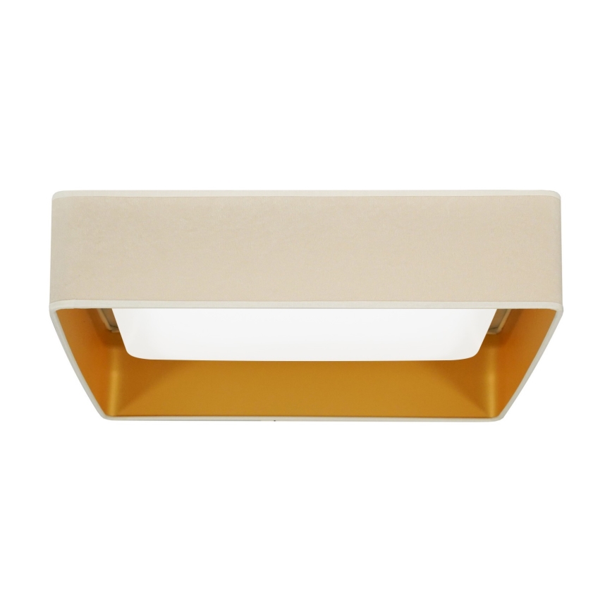 Brilagi - LED Deckenleuchte VELVET SQUARE LED/24W/230V cremefarben