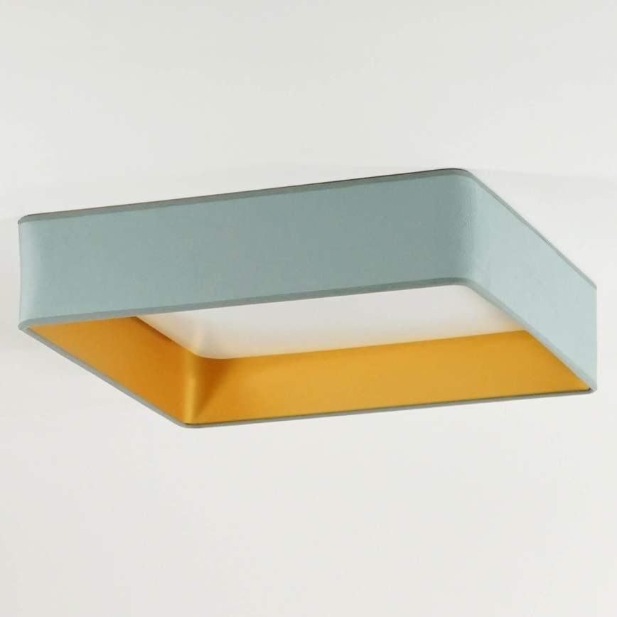 Brilagi - LED Deckenleuchte VELVET SQUARE LED/24W/230V Mint