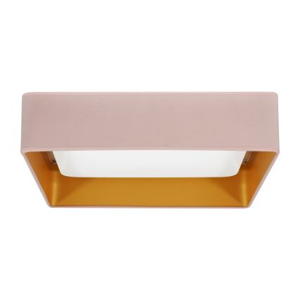 Brilagi - LED Deckenleuchte VELVET SQUARE LED/24W/230V rosa