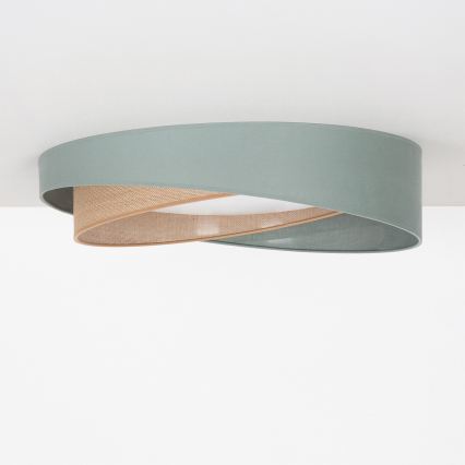 BRILAGI - LED Deckenleuchte VELVET TWIST LED/24W/230V 4000K Ø 55 cm grün/beige