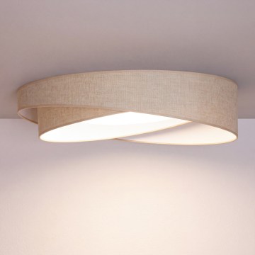 BRILAGI - LED-Deckenleuchte VELVET TWIST LED/24W/230V 4000K Ø 55 cm beige