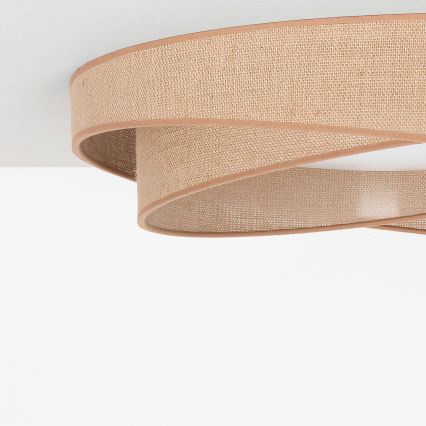 BRILAGI - LED-Deckenleuchte VELVET TWIST LED/24W/230V 4000K Ø 55 cm beige