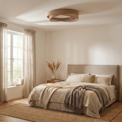 BRILAGI - LED-Deckenleuchte VELVET TWIST LED/24W/230V 4000K Ø 55 cm beige