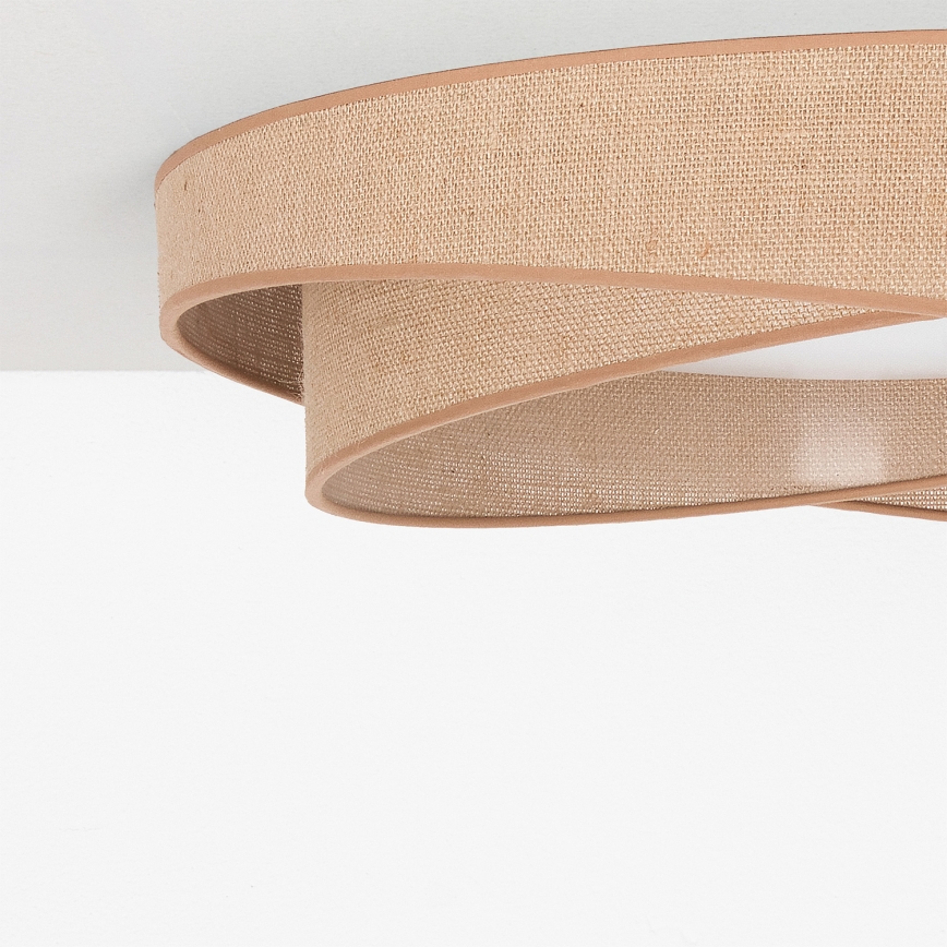 BRILAGI - LED-Deckenleuchte VELVET TWIST LED/24W/230V 4000K Ø 55 cm beige