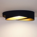 BRILAGI - LED-Deckenleuchte VELVET TWIST LED/24W/230V 4000K Ø 55 cm blau/gold