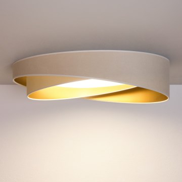 BRILAGI - LED Deckenleuchte VELVET TWIST LED/24W/230V 4000K Ø 55 cm weiß/gold