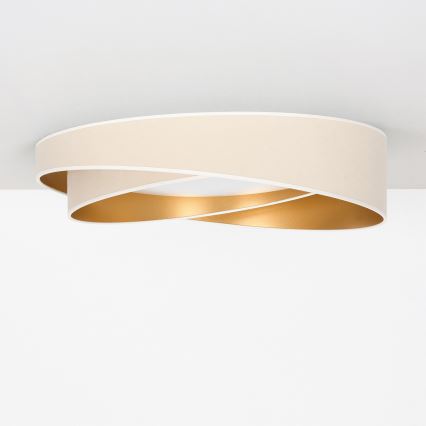 BRILAGI - LED Deckenleuchte VELVET TWIST LED/24W/230V 4000K Ø 55 cm weiß/gold