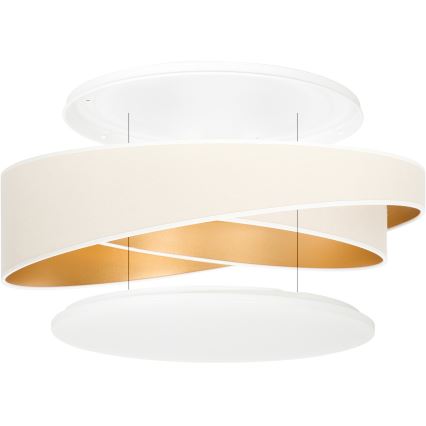 BRILAGI - LED Deckenleuchte VELVET TWIST LED/24W/230V 4000K Ø 55 cm weiß/gold
