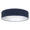 Brilagi - LED-Deckenleuchte VELVET VARI LED/24W/230V 3000/4000/6500K Ø 45 cm blau