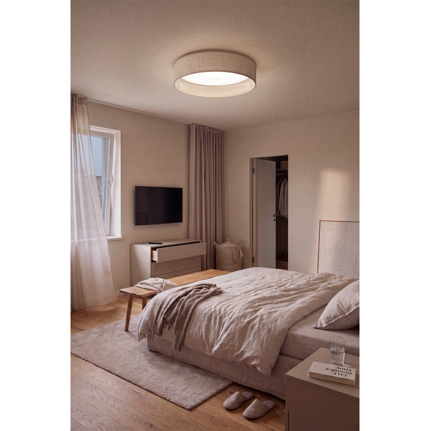 Brilagi - LED-Deckenleuchte VELVET VARI LED/24W/230V 3000/4000/6500K Ø 45 cm Beige