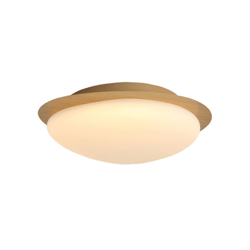 Brilagi - LED-Deckenleuchte VISBY WOOD LED/18W/230V Ø 38 cm braun