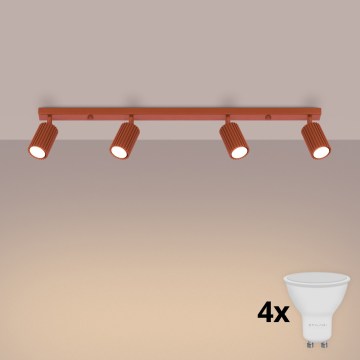 BRILAGI - LED-Deckenspot CRESTO 4xGU10/10W/230V orange