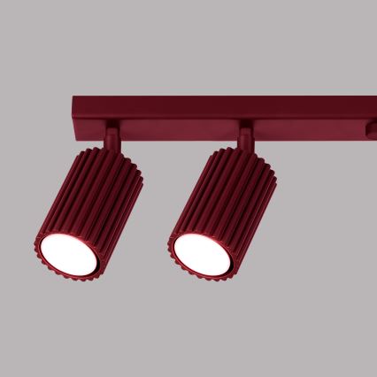 Brilagi - LED-Deckenspot CRESTO 6xGU10/10W/230V burgunderrot