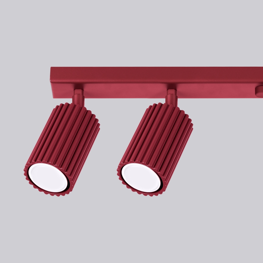 Brilagi - LED-Deckenspot CRESTO 6xGU10/10W/230V burgunderrot