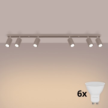 Brilagi - LED-Deckenspot CRESTO 6xGU10/10W/230V taupe