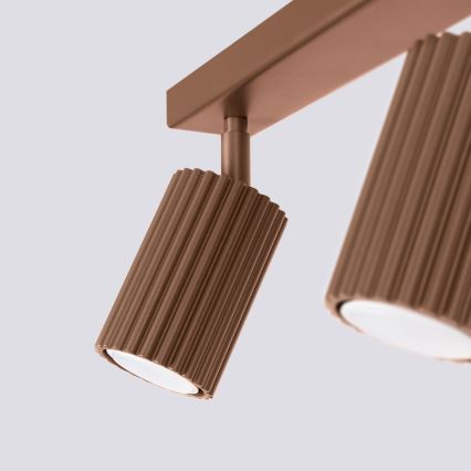 Brilagi - LED-Deckenstrahler CRESTO 2xGU10/10W/230V braun