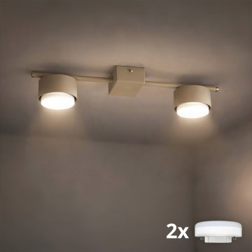 Brilagi - LED-Deckenstrahler MONO 2xGX53/30W/230V beige
