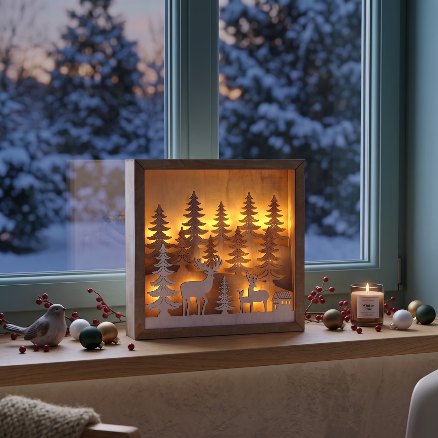 BRILAGI - LED décoration de Noël LED/2xAA