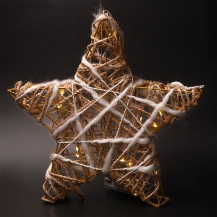 Brilagi - LED Decorazione natalizia LED/2xAA 30x28 cm stella