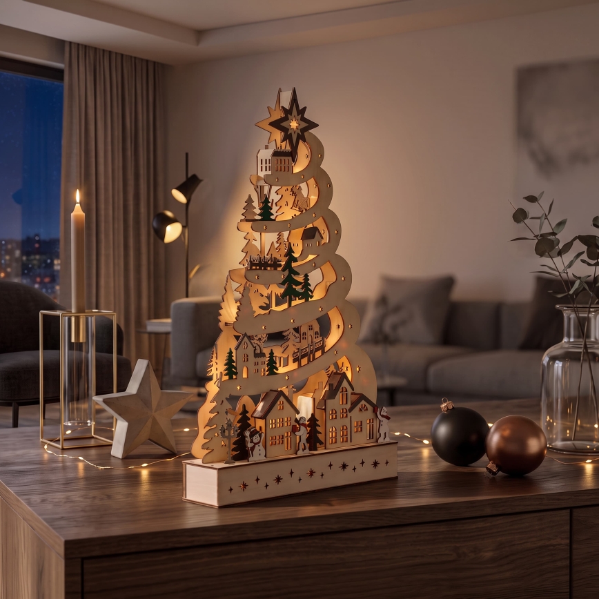 BRILAGI - LED decorazione natalizia LED/2xAA alberello