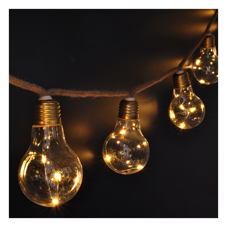 BRILAGI - LED Dekorationskette 10xLED/3xAA 1,8m warmweiß