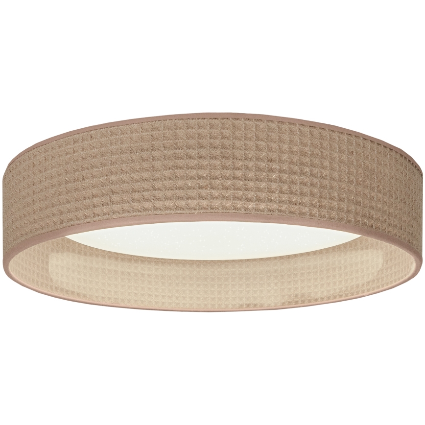 Brilagi - Plafonnier LED dimmable VELVET SMARTIX STARS LED/36W/230V 3000-6000K Ø 55 cm beige Wi-Fi Tuya Beacon + télécommande