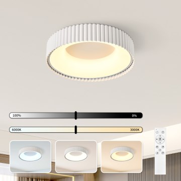 Brilagi - LED dimmable. plafonnier FALCON MODERN LED/30W/230V 3000-6000K 40 cm blanc + télécommande