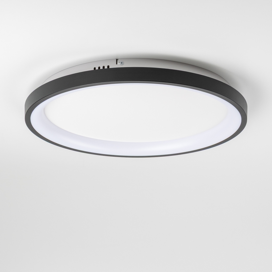 Brilagi - Plafonnier LED dimmable FALCON SLIM LED/42W/230V 3000-6500K Ø 50 cm noir + télécommande